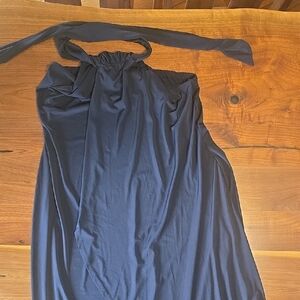 VENUS Strapless Midnight Blue Dress